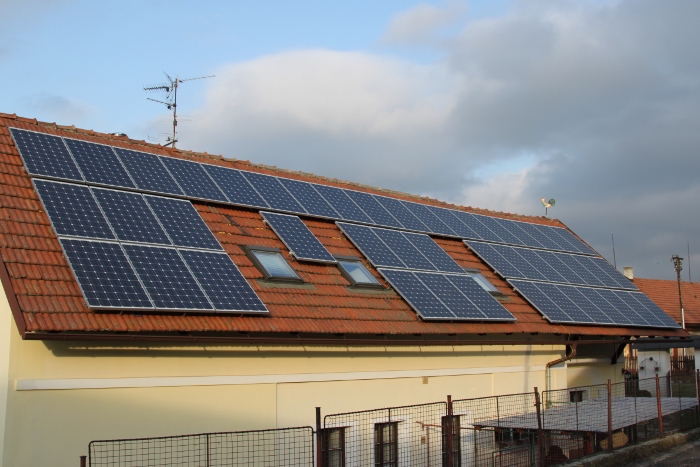 Photo of photovoltaic system