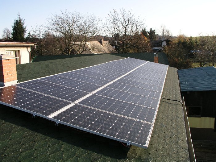 Photo of photovoltaic system
